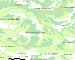 Montauban-sur-l'Ouvèze - Localizazion