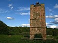 Doocot converted from the stair tower of a demolished house at Sheriffhall near Dalkeith, Scotland