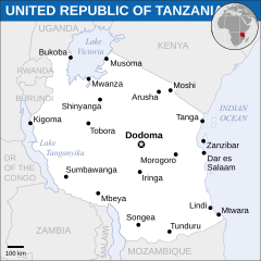 Mapa opisywanego kraju