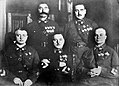 Image 26Five Marshals of the Soviet Union in 1935. Only two of them—Budyonny and Voroshilov—survived the Great Purge. Blyukher, Yegorov and Tukhachevsky were executed. (from Soviet Union)