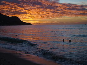 Sunset Over Beau Vallon