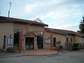 The town hall in Martres-de-Rivière