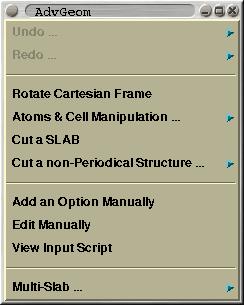 AdvGeom Menu