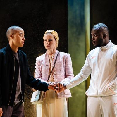 Cush Jumbo, Tara Fitzgerald and Jonathan Ajayi