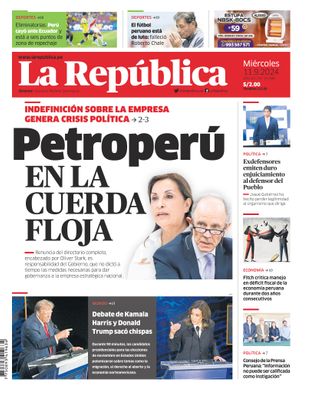 Edición Impresa - La Republica | Lima - Miercoles 11 de Setiembre del 2024