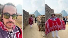 Mexicano compra un poncho para ir a Machu Picchu y al llegar nota que nadie lo usaba: “Me dieron mal el dato”