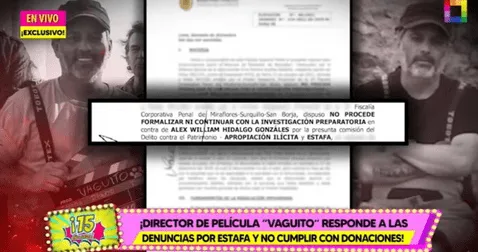  La denuncia contra Alex Hidalgo fue archivada. Foto: Captura | Willax TV    