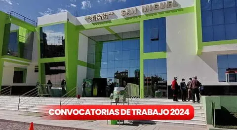 Municipalidad de San Miguel abre convocatoria de trabajo con sueldos de hasta S/6.500: link y requisitos para postular