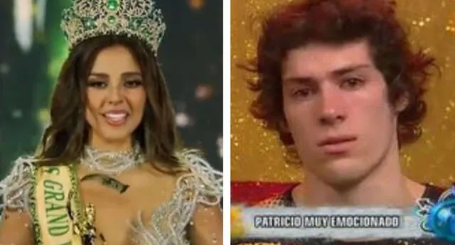 Patricio Parodi y Luciana Fuster fueron protagonistas de los memes tras victoria de la modelo en el MGI. Foto: captura MGI/Twitter