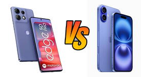 Motorola Edge 50 PRO vs. iPhone 16: ¿Cuál me conviene comprar y que precio tiene cada uno?