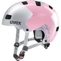 UVEX KID 3 Dziecięcy kask rowerowy, srebrno-różowy - UVEX