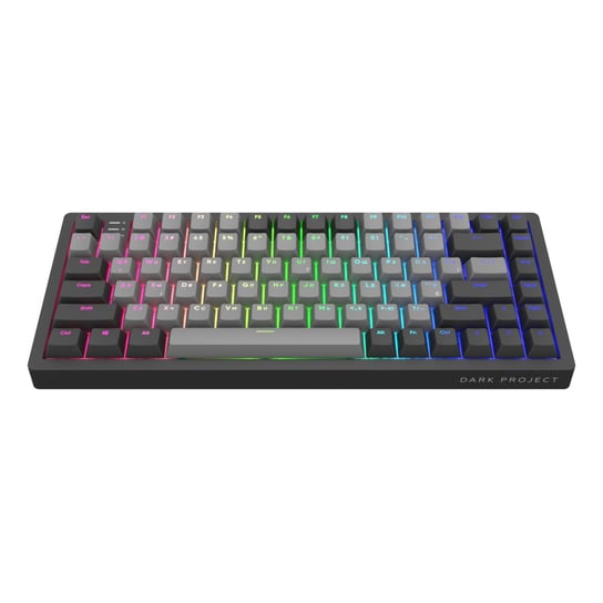 Dark Project KD83A Klawiatura mechaniczna (CZARNY) - Gateron Cap Teal RGB (ENG/UA) Inny producent