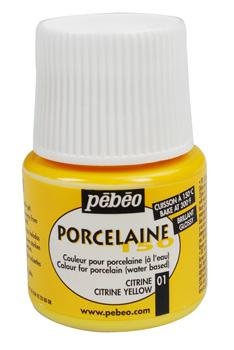 Farba Pebeo Porcelaine 150 - 01 Citrine PEBEO