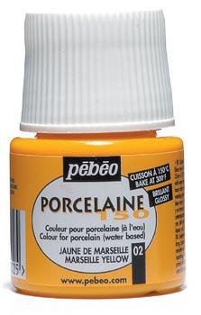 Farba Pebeo Porcelaine 150 - 02  Marseilles Yellow PEBEO