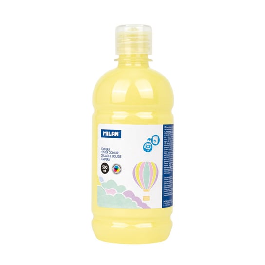 Farba plakatowa tempera MILAN 500 ml żółta jasna Milan