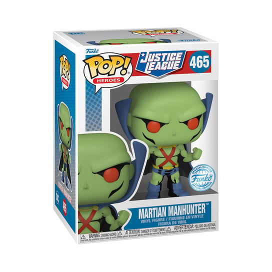 Funko POP! Heroes, figurka kolekcjonerska, Justice League, Martian Manhunter, 465 Funko POP!