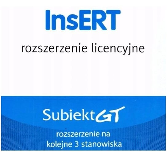 Insert Rozszerzenie Do Subiekt Gt Na 3 Kolejne Stanowiska Box Insert