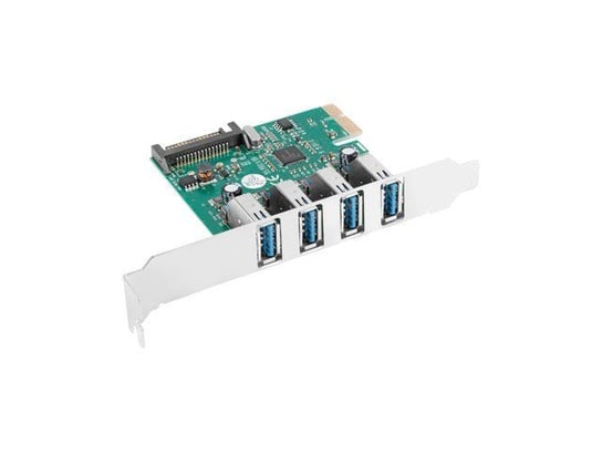 KARTA PCI EXPRESS->USB 3.1 GEN1 4-PORT + ŚLEDŹ LOW PROFILE LANBERG em Lanberg