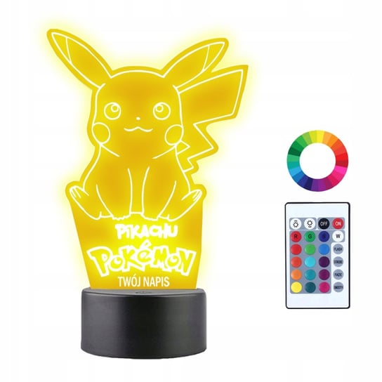 Lampka Nocna 3D Led POKEMON PIKACHU Plexido