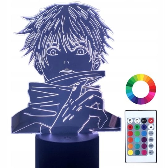 Lampka Nocna 3D Led Satoru Gojo Jujutsu Kaisen Plexido