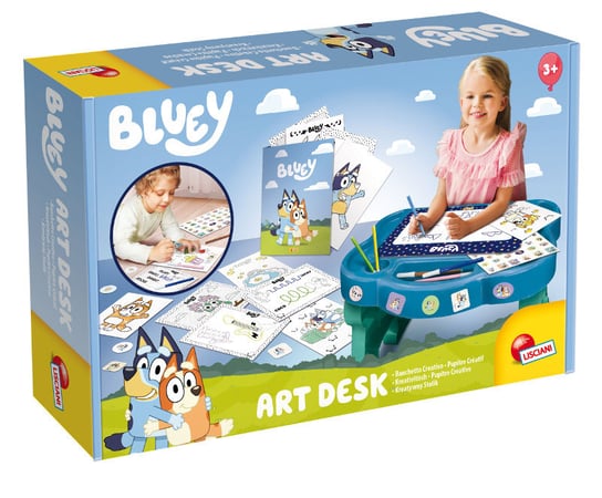 Lisciani, Bluey Art Desk, Biurko artystyczne, 99399 Lisciani