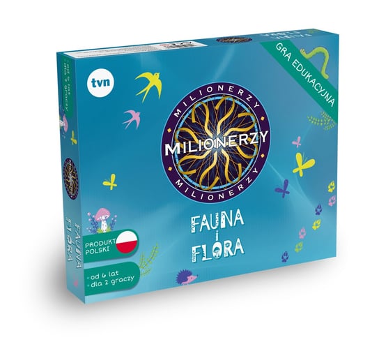 Milionerzy Fauna I Flora gra edukacyjna TM Toys TM Toys