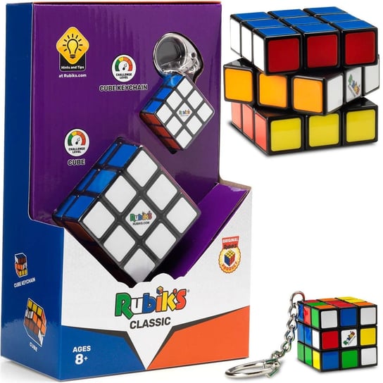 Oryginalna Kostka Rubika Rubik's Classic (kostka + breloczek) Rubik's