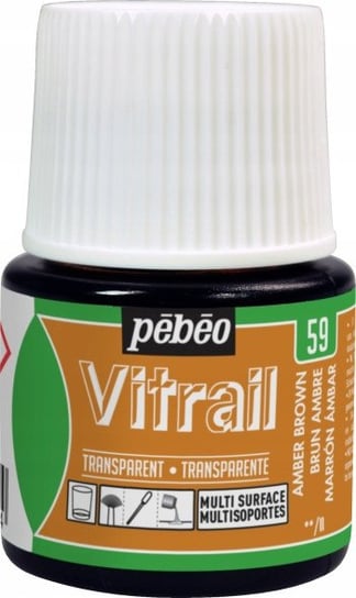 PEBEO VITRAIL FARBY DO SZKŁA 45ML AMBER BROWN PEBEO