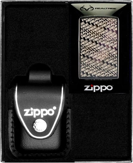 Zestaw Zapalniczka ZIPPO REAL TREE Prezentowy No3 Zippo USA