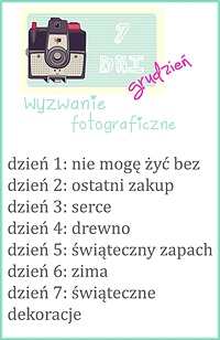 Wyzwanie fotograficzne - dzień 1, czyli wczorajszy