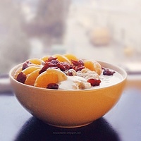 Breakfast #oatmeal #cranberries #tangerine #healthy #healthyfood #healthyeating #instafood #tasty #naturalsweet