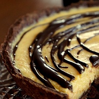 Chocolate orange tart