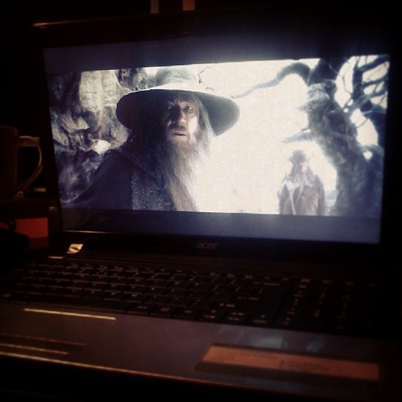 Lonely evening #hobbit #movie #evening #addict #nolife #geek #tolkien #elves #dwarves