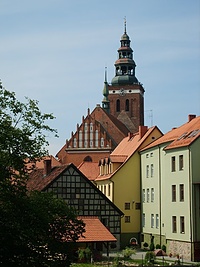 Lidzbark Warmiński - podzamcze, fosa zamkowa