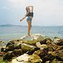 holidays #polishgirl #albania #sarande #sea #landscape #mountain #rocks #beach