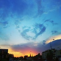 Ale serce się cieszy na taki widok :) #niebopłonie #słońcemmalowane #skyporn #olsztynkocham #igersolsztyn #Olsztyn