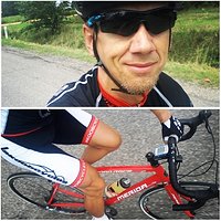 Samojebka #treningowo #cycling #road #meridabike #legs #saw