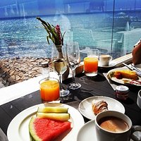 The #best #breakfest #spain #sea #coffee #and #fruit #food #amazing #beautiful #view #love loveit #happy #fun #funny #time #good #instagood #bestoftheday #travel