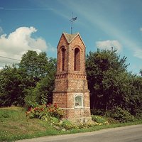 Garzewo, Gołogóra, Łomy, Świątki - przydrożne kapliczki warmińskie