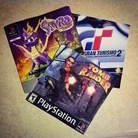 Awww, I've found some treasures in my home. And I think that Spyro had a really dark story...change environment and sweet dragons into something scarry and it's not the same anymore XD #ps #playstation #childhood #memories #old #stuff #oldtimes #spyro #to