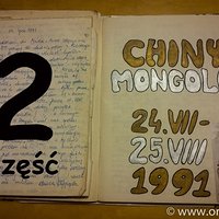 Chiny – Mongolia 1991 – DZIENNIK Z PODRÓŻY (część 2)