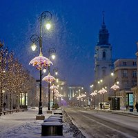 Snowy morning on the Royal Route