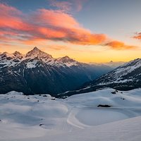 W kolorach poranka - Zermatt