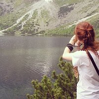 Photography #fotograf #redhair #old #MorskieOko #lake #water #spring