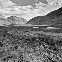 Doo Lough, Co.Mayo - z analogiem w krajobrazie.