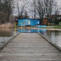 April by the lake