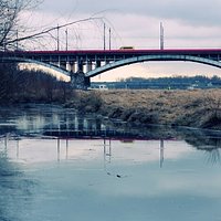 Warsaw #Warszawa #water #reflection #bridge #most #wisla #river