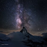 Matterhorn i Milky Way