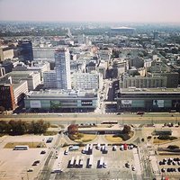 Z PeKiNu. #warszawa #pkin #palackultury #palackulturyinauki #panorama #miasto #cityscape #stadionnarodowy #inyourpocket.