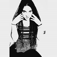 Magical#obscure#mystical#girl#black#and#white#closeyoureyes#and#dream 